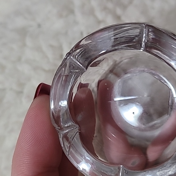 Vintage Set of 3 Heisey Plain Panel Recessed Salt Dips - Picture 14 of 15